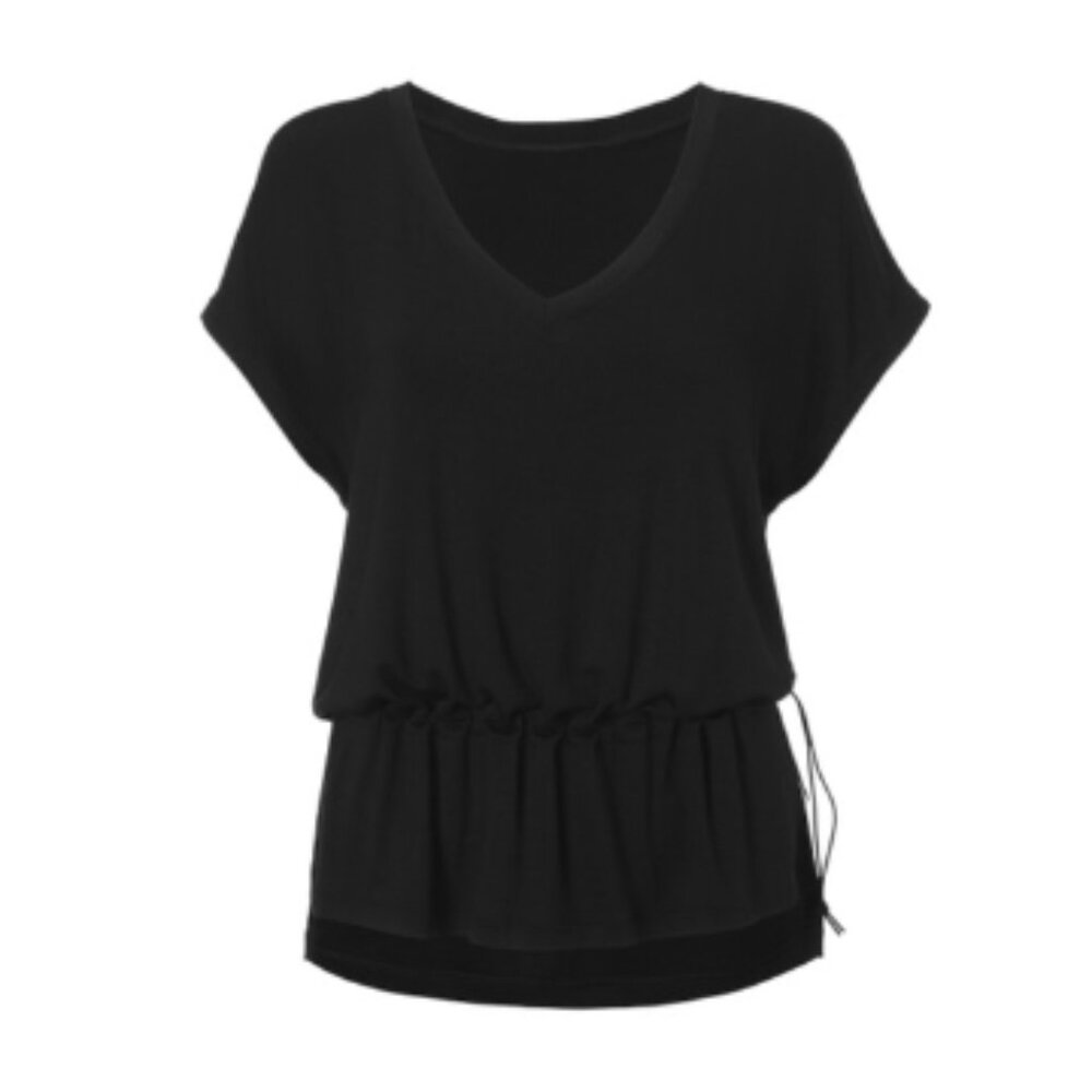 Black Peplum Tee